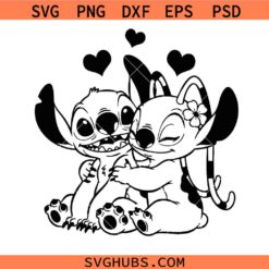 Stitch Angel SVG, Disney Characters svg, Stitch SVG, Cartoon SVG