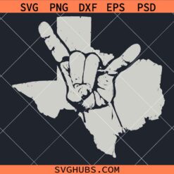 Texas Hook Em SVG, Hook Em Horns SVG, Texas Map SVG, Texas Longhorns SVG  