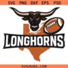 Texas Longhorns SVG, Texas Football Jersey SVG, Texas Longhorns SVG
