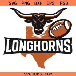Texas Longhorns SVG, Texas Football Jersey SVG, Texas Longhorns SVG  