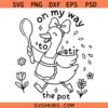 On my way to stir the pot goose SVG, Funny Goose Svg, Sarcastic Quote svg, Silly Goose SVG