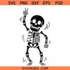 Skeleton Fuck Trump SVG, Halloween Anti Trump Meme SVG, Anti Trump Halloween Shirt SVG