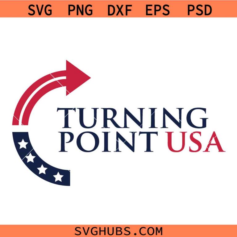 Turning point USA logo SVG, Patriotic Conservative SVG, Freedom Arrow ...