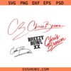 Chris Brown Signature SVG,  celebrity signature svg png, Chris Brown Tour SVG PNG