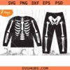 Halloween Skeleton Bones SVG, Halloween Costume SVG, Skeleton Halloween SVG   