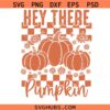 Hey there pumpkin SVG, Retro Fall SVG, Thaksgiving SVG, Pumpkin Halloween SV
