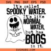 It's Called Spooky Water It's Like Normal Water But Has Boos In It Svg, Halloween SVG