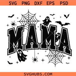 Spooky Mama Halloween SVG, Momster SVG, Halloween Mama SVG, Spooky Vibes SVG, Mom Life Svg