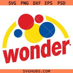Wonder Bread Retro Design SVG, Wonder Bread SVG, sliced bread Company SVG