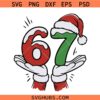 Christmas 6 7 meme SVG, Christmas SVG, Christmas Shirt SVG, Christmas Sign SVG