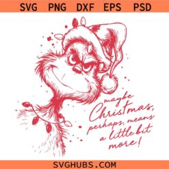 Preppy Christmas 2025 SVG, Grinch Face SVG, Green Guy Svg, Funny Christmas SVG
