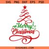 Christmas Tree svg, Christmas svg, Merry Christmas tree design, merry Christmas svg