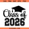 Class of 2026 svg,cheerleader senior SVG PNG, Senior 2026 svg, Graduation 2026 svg,Senior class of 2026 SVG PNG