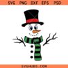 Cute Snowman SVG, Snowman Face SVG, Christmas snowman SVG