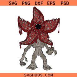 Demogorgon Svg, Stay Home Demogorgon Is Outside SVG, Upside Down Clipart SVG