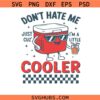 Don't Hate Me Cuz I'm A Little Cooler PNG SVG, Funny Graphic Tee for Daily Wear SVG
