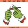 Grinch Hands Smoking SVG PNG, Funny Christmas Grinch Hands Smoking SVG PNG, Grinch Hands Smoking Weed SVG PNG