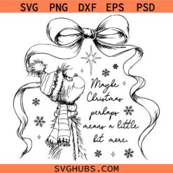 Maybe Christmas Perhaps Means a Little Bit More SVG, Funny Grinchmas Svg, Funny Christmas Saying Svg