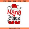 Nana Claus Christmas Svg Png, Nana Claus Svg, Christmas Svg