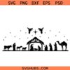 Nativity Scene SVG, Christmas Nativity Scene SVG, Nativity SVG