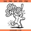 Oh Snap Svg, Png, Funny Gingerbread Man Svg, Snap Gingerbread Man Svg