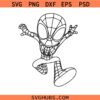 Spiderman SVG, Spidey SVG, Spin Ghost spider SVG