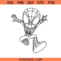 Spiderman SVG, Spidey SVG, Spin Ghost spider SVG