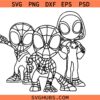 Spidey and His Amazing Friends Kids cartoon SVG PNG, Hero Friendly Neighborhood Spidey SVG, Spidey Friends Kids Cartoon SVG