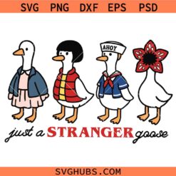 Stranger Goose SVG, Funny Stranger Things Goose Costume SVG, Stranger Things Christmas Svg