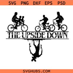The Upside Down svg png, Stranger Things svg png, 80s Horror Holiday svg png