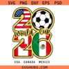 World Cup 2026 svg png, Usa Canada Mexico Football svg png, World Cup 2026 T Shirt USA Canada Mexico Soccer Graphic Tee