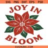 Joy in Bloom PNG, Floral Heart PNG SVG , Spring Flowers SVG, Digital Download PNG