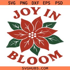 Joy in Bloom PNG, Floral Heart PNG SVG , Spring Flowers SVG, Digital Download PNG