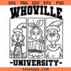 whoville university svg png, Preppy Christmas svg png, Christmas Movie png, Vintage Christmas svg
