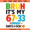 Bruh Its My 100 Days Of School Svg png, 100 Days of School svg png, 100 Days of School svg png, Teacher Apprecation svg png