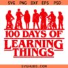 100 Days of Learning Things Svg Png, 100th Day of School Svg Png, Bruh we out students Svg png, 100 days of teaching things Svg Png