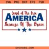 4th of July svg png, Land of the Free svg png, American Flag svg png, America 1776 svg png, Independence Day svg png