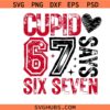 Cupid Says Six Seven SVG PNG, 6 7 Valentine Clipart svg, Valentine's Day svg png