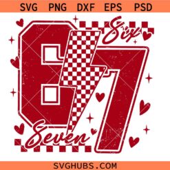 Funny 67 Lightning Valentine Svg, Funny 67 Valentine Svg, Valentine Svg