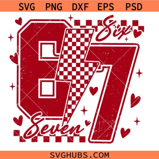 Funny 67 Lightning Valentine Svg, Funny 67 Valentine Svg, Valentine Svg
