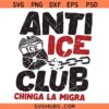 Anti Ice Club PNG SVG, Anti ICE Activism Svg PNG, Nice But Fuck ICE SVG