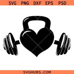 Barbell svg, Dumbbell SVG, , Love Gym SVG, , Workout Svg, Valentine svg