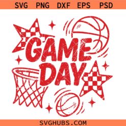 Game Day Basketball Svg, Basketball Mom Svg, Basketball Svg