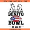 Benito Bowl 2026 SVG, Puerto Rico Football svg, Game Day Svg