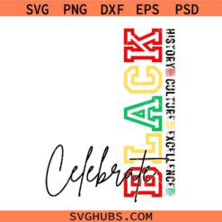 Celebrate Black SVG, Juneteenth African svg, Black Culture svg, Black History svg