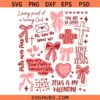 Christian Valentine's Day Shirt Svg, Jesus is My Valentine Tote SVG, John 3:16 Bows SVG