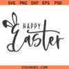 Happy Easter SVG PNG, Easter Svg, Bunny Svg, Religious Easter Svg