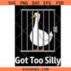 Got Too Silly Goose Baby T-Shirt svg png, Funny Meme Kids Tee svg png, silly goose svg png, Funny Animal Meme Tee svg png
