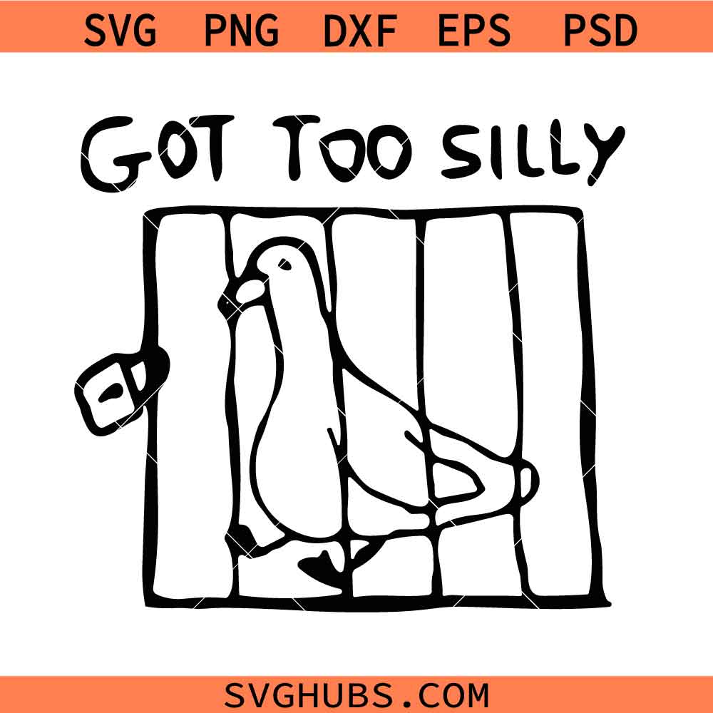 Got Too Silly Goose T-Shirt svg png, unisex t shirt svg png, silly goose svg png, Funny Animal Meme Tee svg png