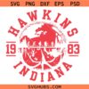 Hawkins Indiana 1983 Svg, Up Side Down Svg, Indiana 1983 Svg